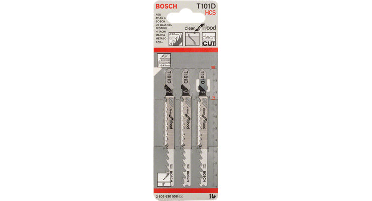 Bosch clean for Wood T 101 D - Stichsägenblatt