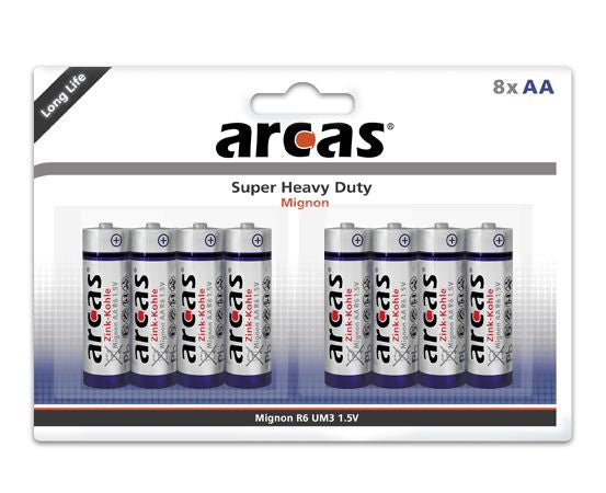 Arcas R6 Zink-Mangan-Dioxid 1.5V Nicht wiederaufladbare Batterie