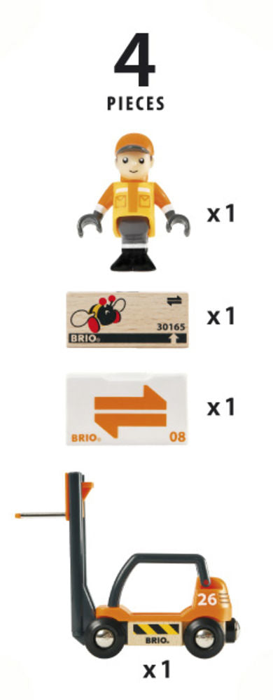BRIO 33573 - Gabelstapler - 3 Jahr(e) - Mehrfarben