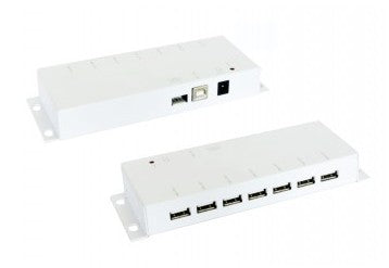 Exsys EX-1178-W - USB 2.0 Type-B - USB 2.0 - 480 Mbit/s - Weiß - Metall - 5 V