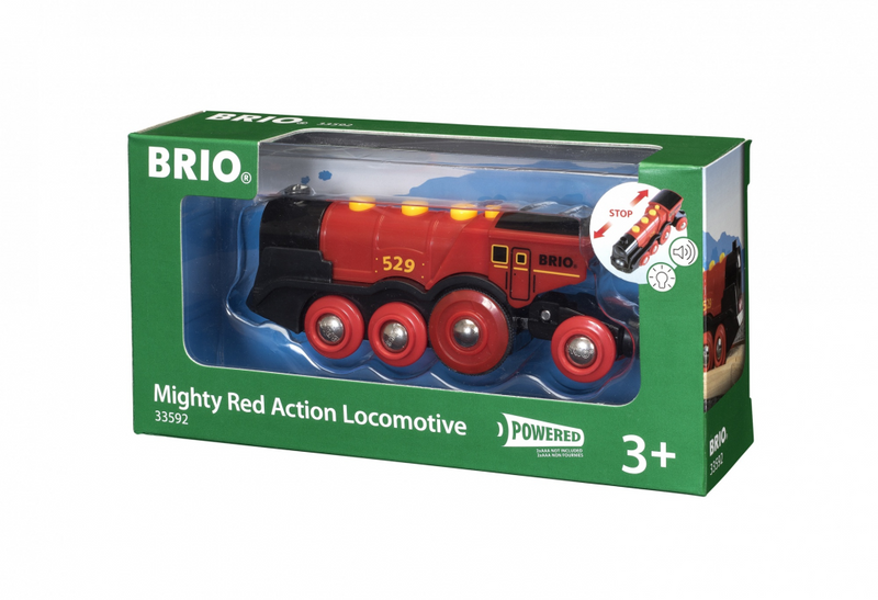 BRIO Mighty Red Action Locomotive - 3 Jahr(e) - AAA - Schwarz - Rot