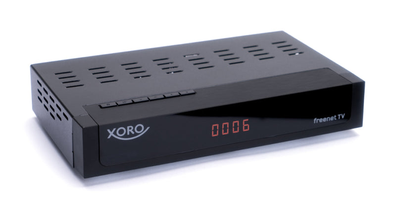 XORO HRT 8770 TWIN - Terrestrisch - Full HD - DVB-T HD,DVB-T2 - 1920 x 1080 Pixel - AVI,MKV,MP4,MPG,TS - H.264,H.265,HEVC,MPEG1,MPEG2,MPEG4