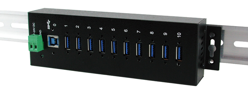 Exsys EX-1110HMVS - Hub - 10 x USB 3.1 Gen 1