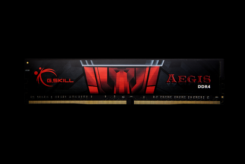 G.Skill AEGIS - DDR4 - kit - 8 GB: 2 x 4 GB - DIMM 288-PIN