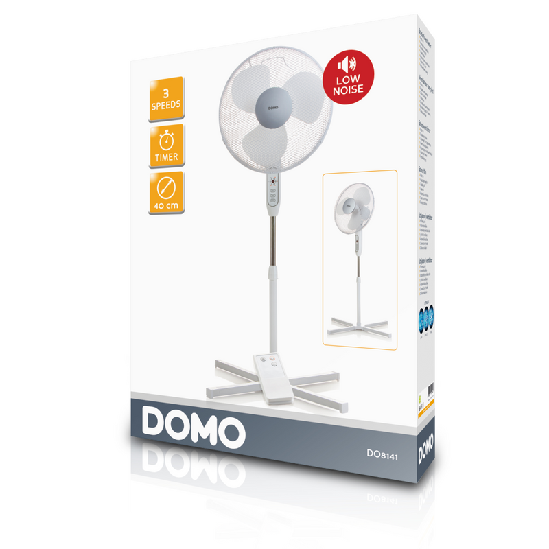 Domo DO8141 - Haushaltsturmventilator - Weiß - Flur - 40 cm - 7 h - 40 W