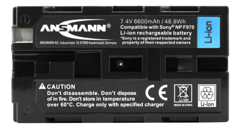 Ansmann Batterie - Li-Ion - 6600 mAh - 48.8 Wh