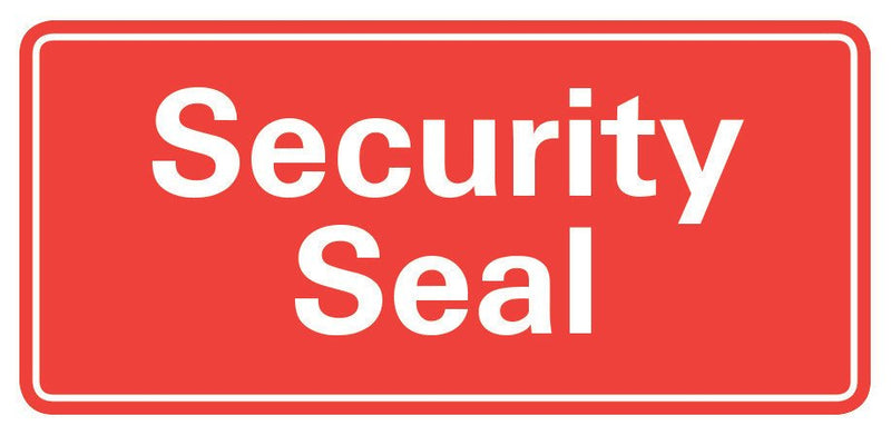 Avery Zweckform Sicherheitssiegel\"Security Seal\" 78x38 mm - Rot - Abgerundetes Rechteck - Dauerhaft - 78 x 38 mm - 100 Stück(e) - 1 Stück(e)