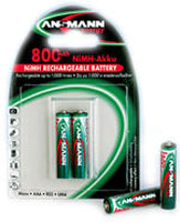 Ansmann Mignon 800 DECT - Batterie 2 x AA-Typ - (wiederaufladbar)