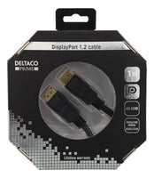 Deltaco Kbl DisplayPort ha-ha Svart 1m
