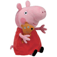 TY Peppa - Cartoon-Figur - Braun - Pink - Rot - Seide - Peppa Wutz - Peppa Pig - China