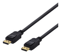 Deltaco DisplayPort cable 1m 4K UHD DP 1.2 black