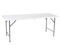 Perel folding table Tavolo da campeggio Bianco FP183 Carico peso max. 100