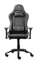 Deltaco Kunstleder Gaming Stuhl (höhenverstellbar, Nackenkissen, ergonomisch)