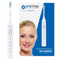 Oromed ORO-BRUSH WHITE - Erwachsener - Ultraschall-Zahnbürste - Massage - Normal - Polieren - Sensibel - für weiße Zähne - 38000 Bewegungen pro Minute - Weiß - 2 min