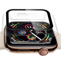 QDOS OptiGuard Infinity Defense - Displayschutz - Schwarz - Transparent - Apple - Apple Watch Series 5/4: 40mm - Polycarbonat - Klare Bildschirmschutzfolie