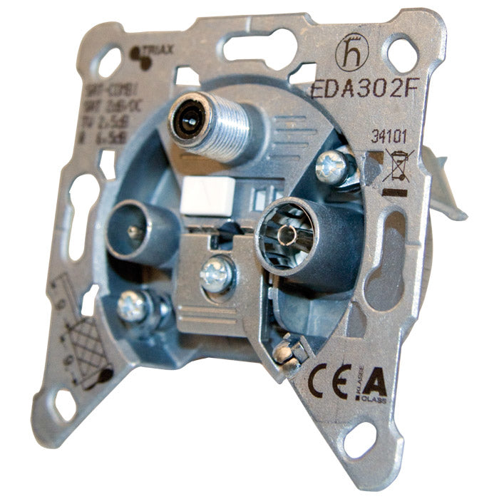 Triax EDA 302 F - Ausgang - F-Stecker, IEC-Anschluss