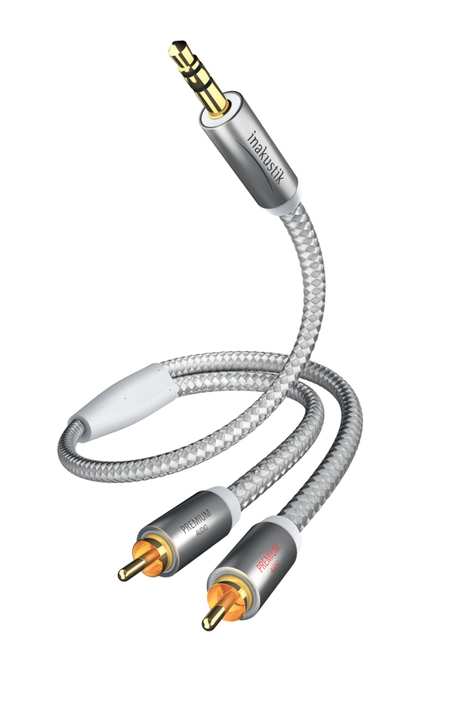 in-akustik Premium MP3 Audio Cable - Audiokabel - RCA x 2 (M)
