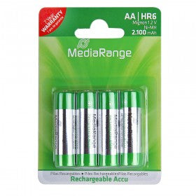 MEDIARANGE Batterie 4 x AA-Typ - NiMH - (wiederaufladbar)