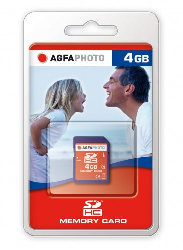 AgfaPhoto 4GB SDHC Memory card - 4 GB - SDHC - Blau