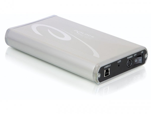 Delock 3.5" External Enclosure SATA HDD to USB 3.0 - Speichergehäuse - 3.5" (8.9 cm)