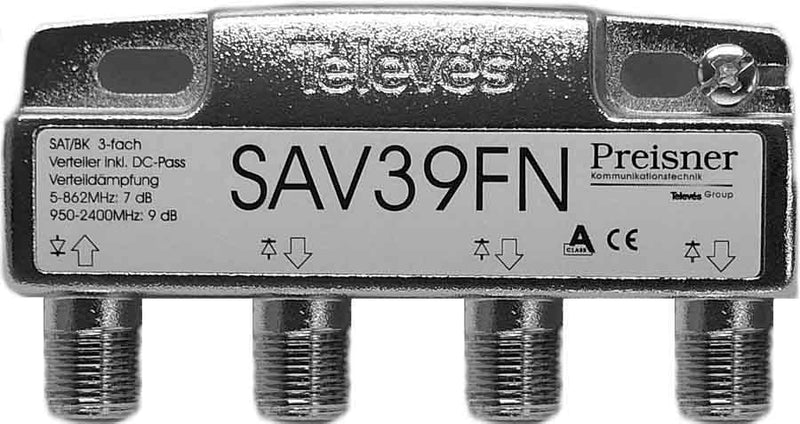 Televes SAV 39FN Verteiler 3f SAT
